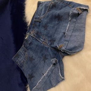 Denim shorts